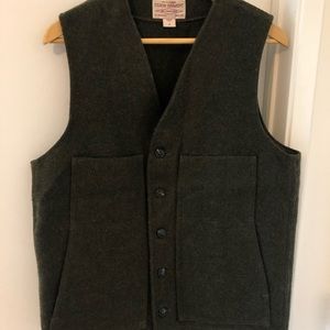 Filson mackinaw wool vest